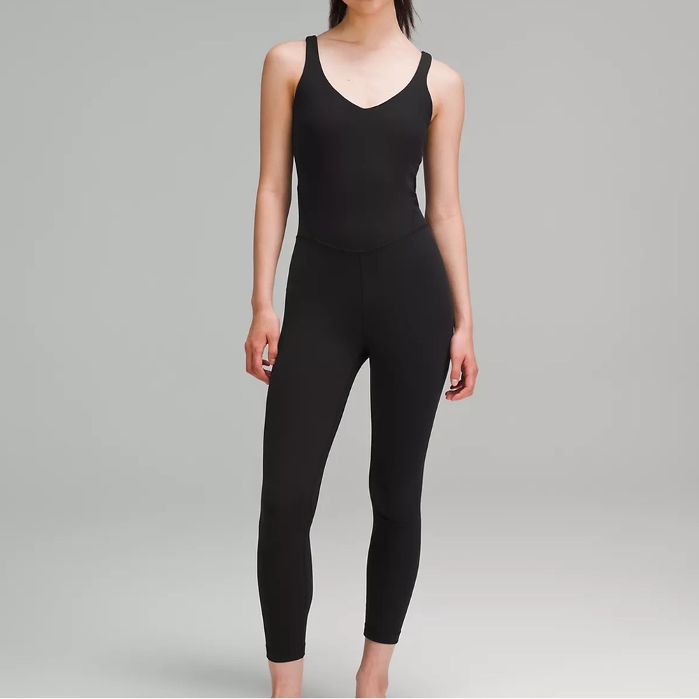 Lululemon Black Align Bodysuit 25”.